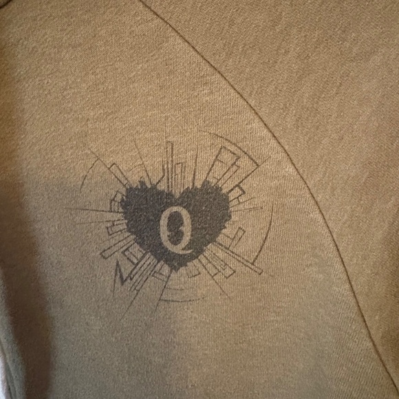 WOMEN'S HEART AND SOUL OF A WARRIOR FULL-ZIP HOODIE - MILITARY GREEN XL - Picture 3 of 8